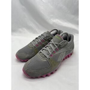 Reebok Realflex Transition Women Size 8.5‎ Gray Athletic Shoes Lace Up Low Top